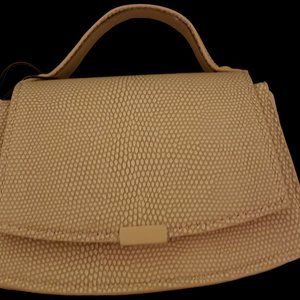 ZARA Women's CROSSBODY BAG WITH RAISED DESIGN Beige